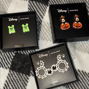 Disney Baublebar halloween earring bundle